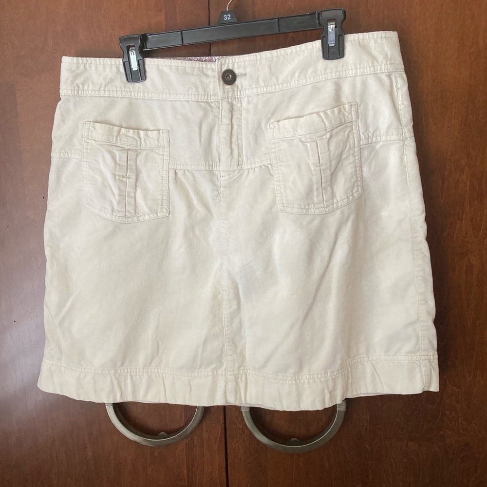 Athleta white Skirt Corduroy